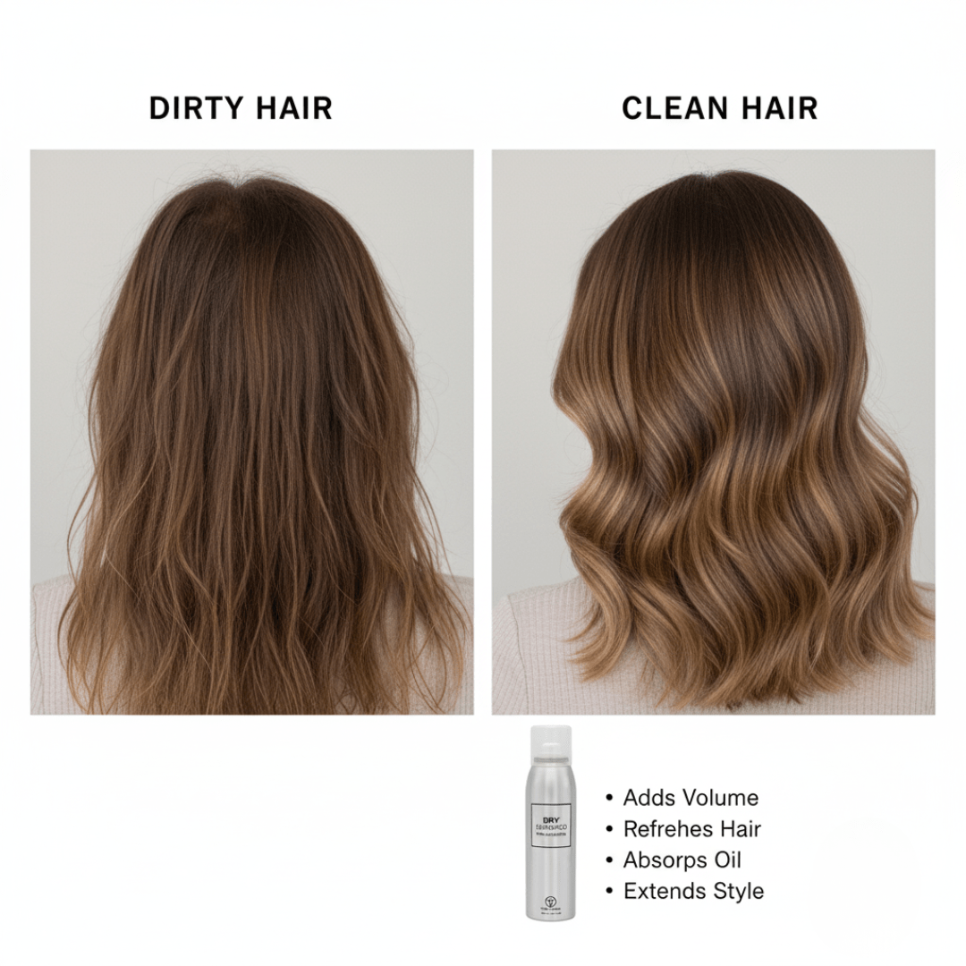 Ostia Dry Shampoo Spray Styling Aids Liquid Technology