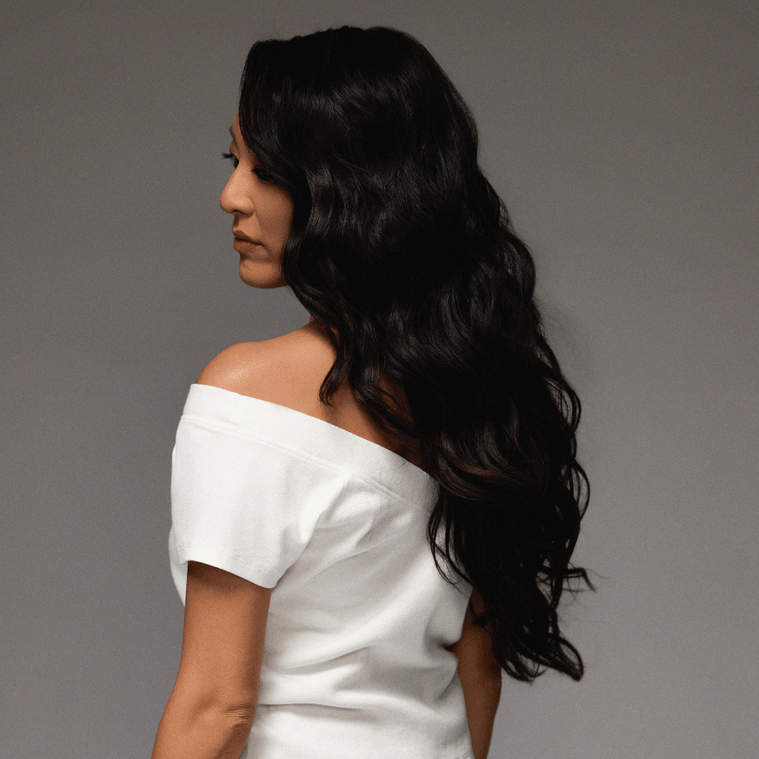 Genius Weft #1B - Black - 50cm/20in/80g