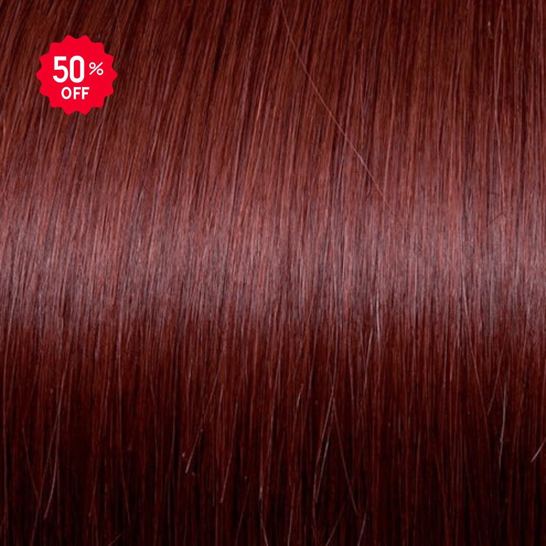 50% OFF Tape #35 - 40cm/ 16 Inches - Deep Red - 16 Grams Tape Euro So Cap