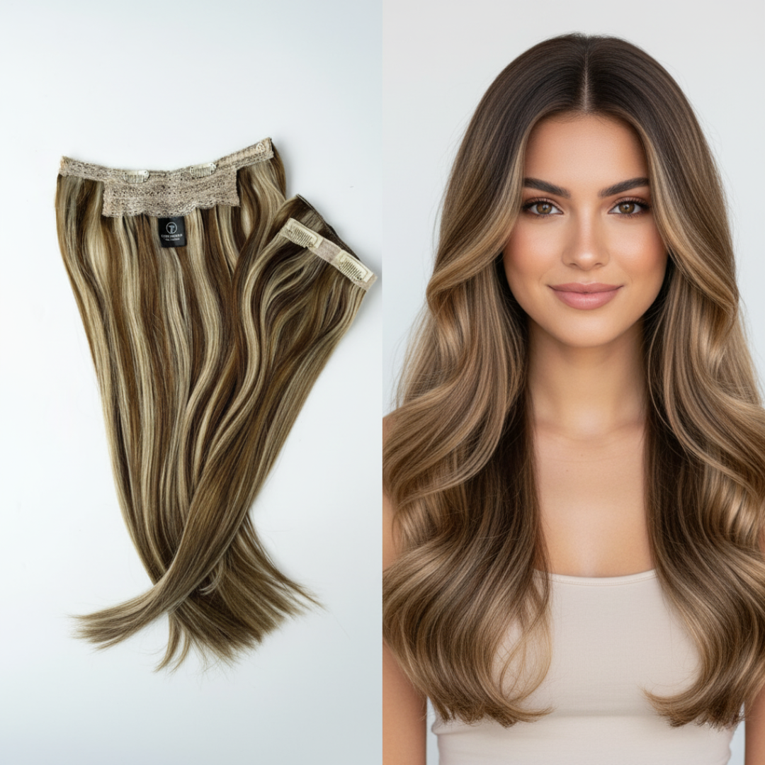 Velo #12/DB2 - Highlight - Copper Golden Blonde / Light blonde - 40cm/16in/170g