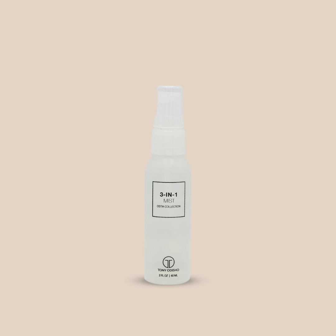Ostia Collection 3-in-1 Mist | Adds Hydration and Shine | Heat Protectant Spray for Hair Styling Aids liquid technology 2oz