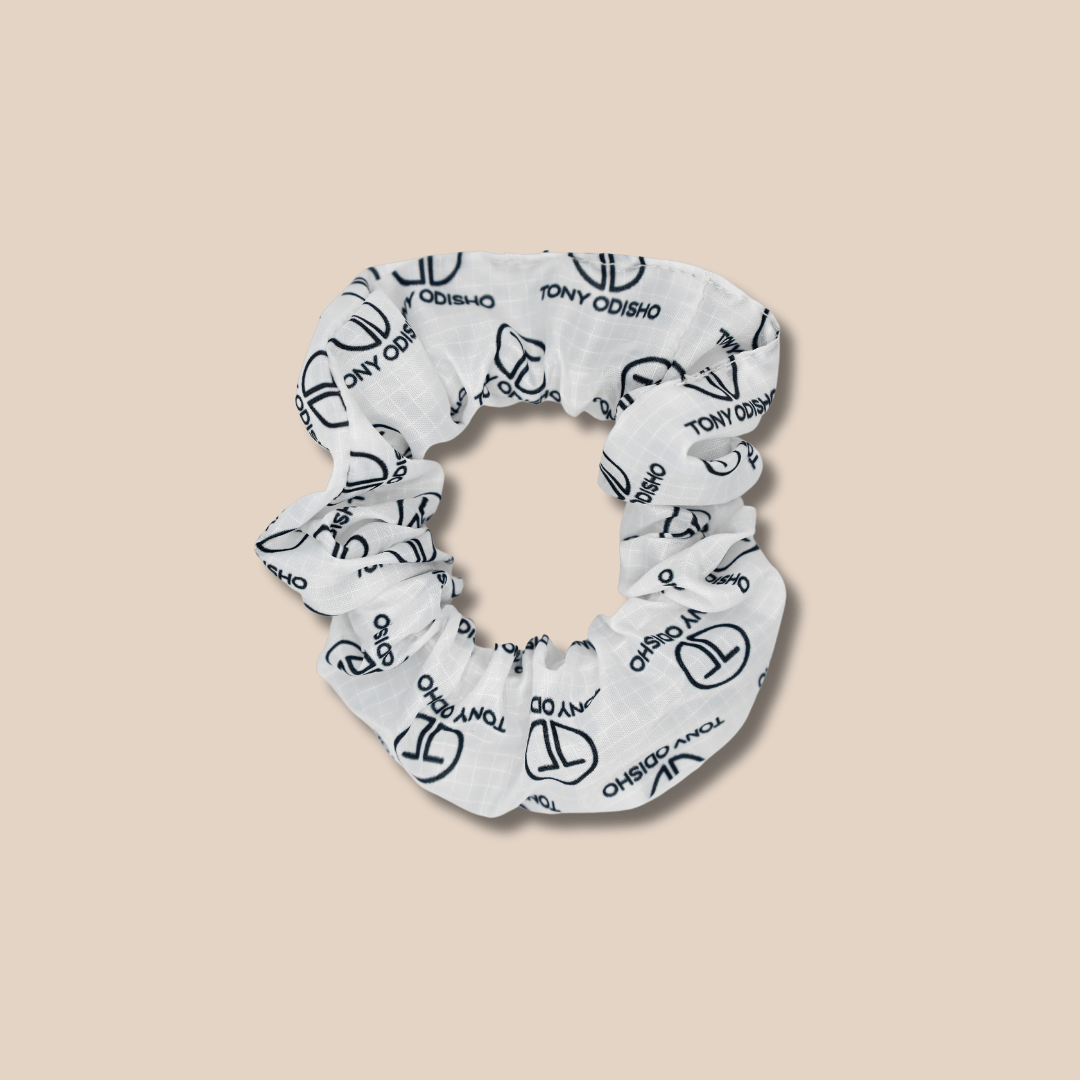 Hair Scrunchie Clips & Accessories HALO Branded Solutions White