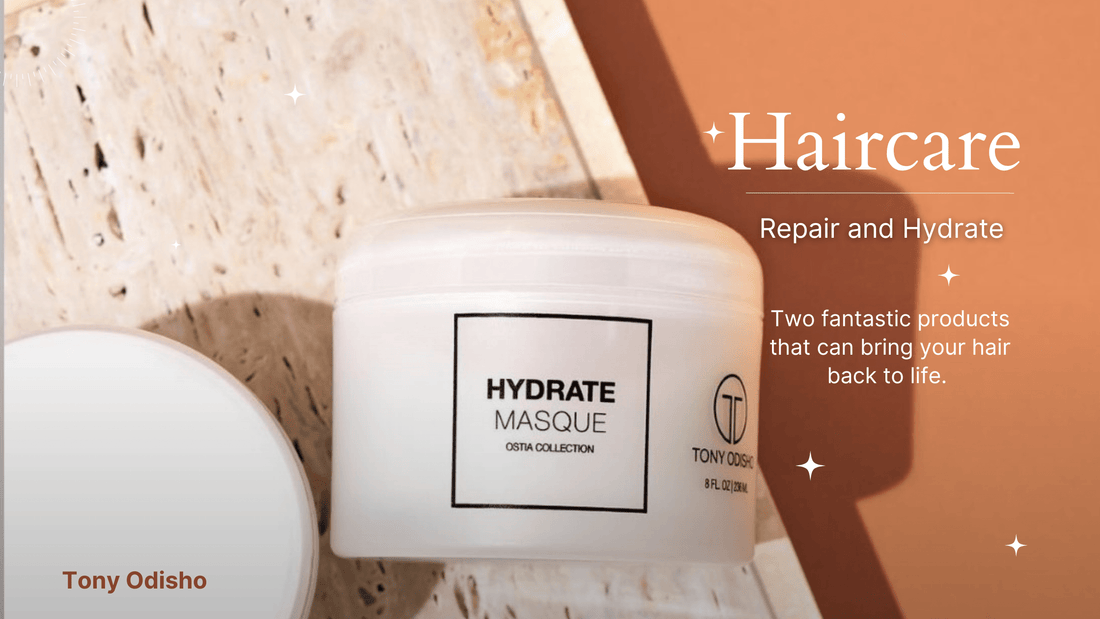 Bring Your Hair Back to Life with the Ostia Repair and/or Hydrate hair masque.