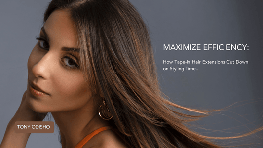 Maximize Efficiency: How Tape-In Hair Extensions Cut Down on Styling Time