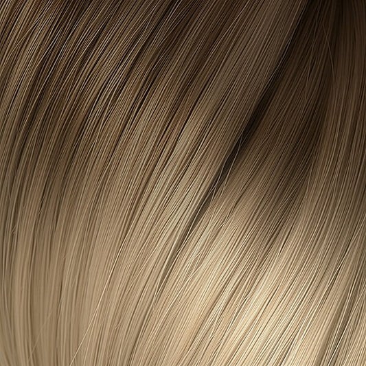 FUSION OMBRE #10 & 20 DARK ASH BLONDE 50CM/ 20 INCHES - 20 GRAMS Fusion Euro So Cap 