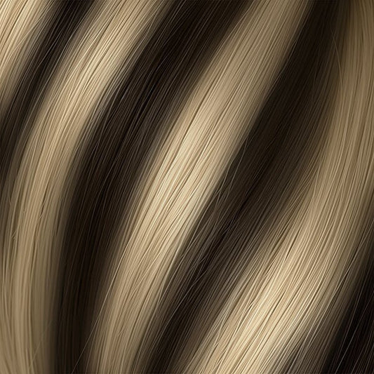 FUSION HIGHLIGHT #18/24 DARK BLONDE/ASH BLONDE 60CM/ 24 INCHES - 25 GRAMS Fusion Euro So Cap 
