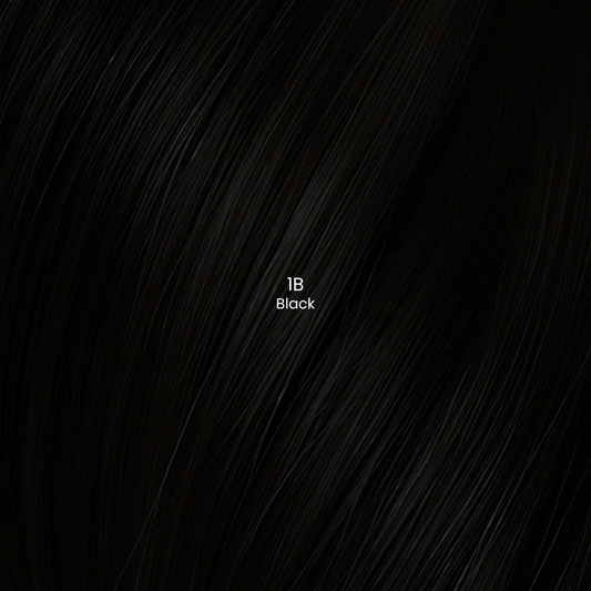 Velo #1B - Black - 40cm/16in/170g hair extensions DR Hair Products Co 