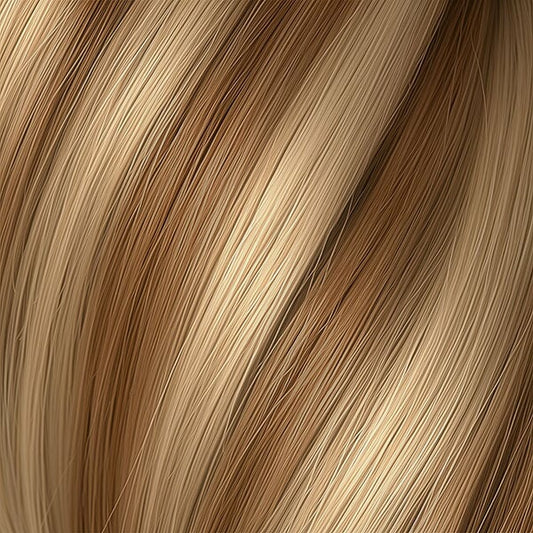 FUSION HIGHLIGHT #27/140 GOLDEN BLONDE/GOLDEN ULTRA BLONDE 40CM/ 16 INCHES - 17.5 GRAMS Fusion Euro So Cap 