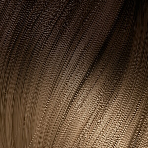 Double Weft #8&DB4 - Ombre - Dark Blonde into Dark Golden Blonde - 60cm/24in/70g