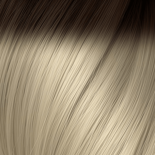 Ultra Double Weft #8&1002 - Rooted - Dark Blonde & Very Light Ash Blonde - 50cm/20in/95g Longee Hair Thomas 
