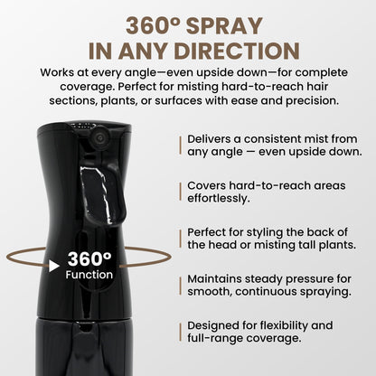 Continuous Fine Mist Spray Bottle For Hair Clips & Accessories Ningbo Y-shine plastic Industry 
