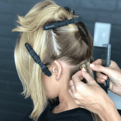 Black Alligator Hair Clips 10pc Clips & Accessories Guangzhou Wangda Hairdressing Products 