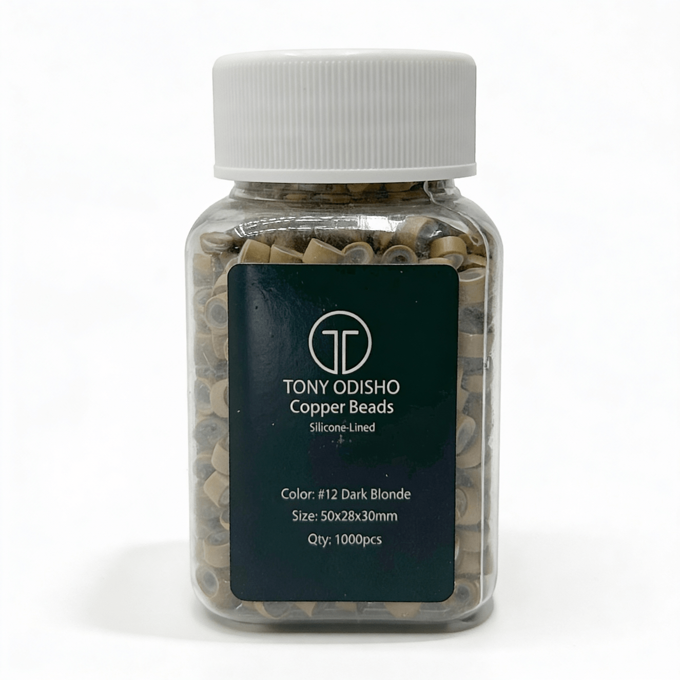 Weft Beads Silicone-Lined Weft Extension Tools DR Hair Products Co Dark Blonde #12 