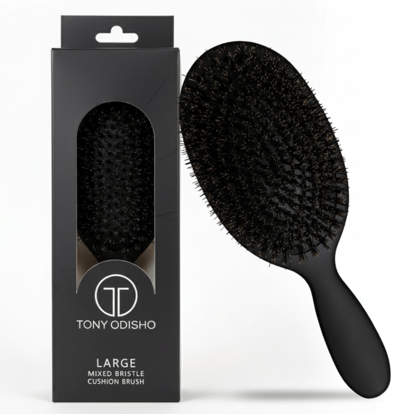 Large Black Paddle Brush Brushes Eshine-Star Beauty 