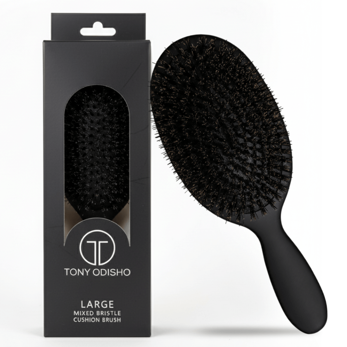 Large Black Paddle Brush Brushes Eshine-Star Beauty 