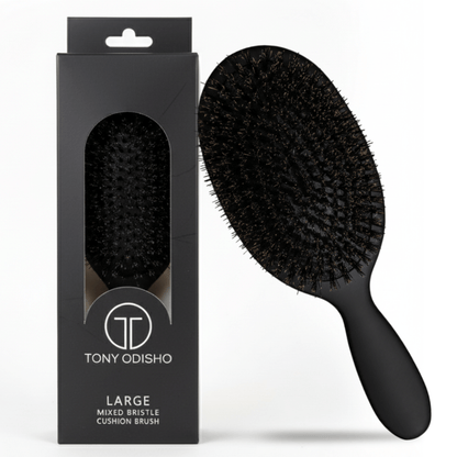 Large Black Paddle Brush Brushes Eshine-Star Beauty 