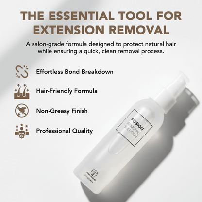 Fusion Extensions Removal Solution 8oz Fusion Extension Tools Liquid Technology 
