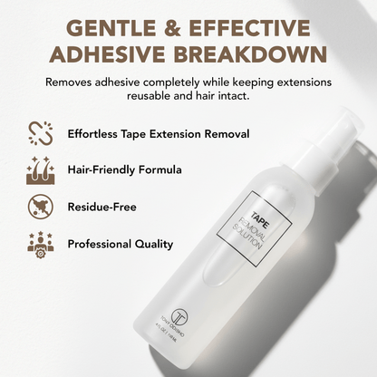 Tape Extensions Removal Solution 4oz Tape Extension Tools Liquid Technology 