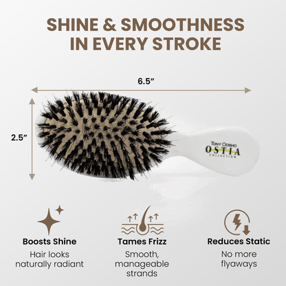 Small Mixed Bristle Paddle Brush Brushes Tony Odisho 