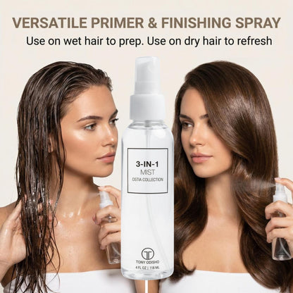 Ostia 3-IN-1 Mist | Detangle + Shield + Shine Styling Aids Rejuvenol 