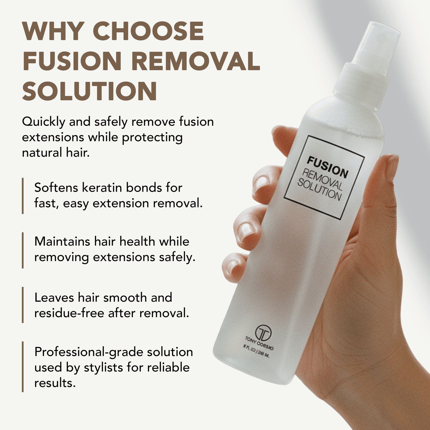 Fusion Extensions Removal Solution 8oz Fusion Extension Tools Liquid Technology 