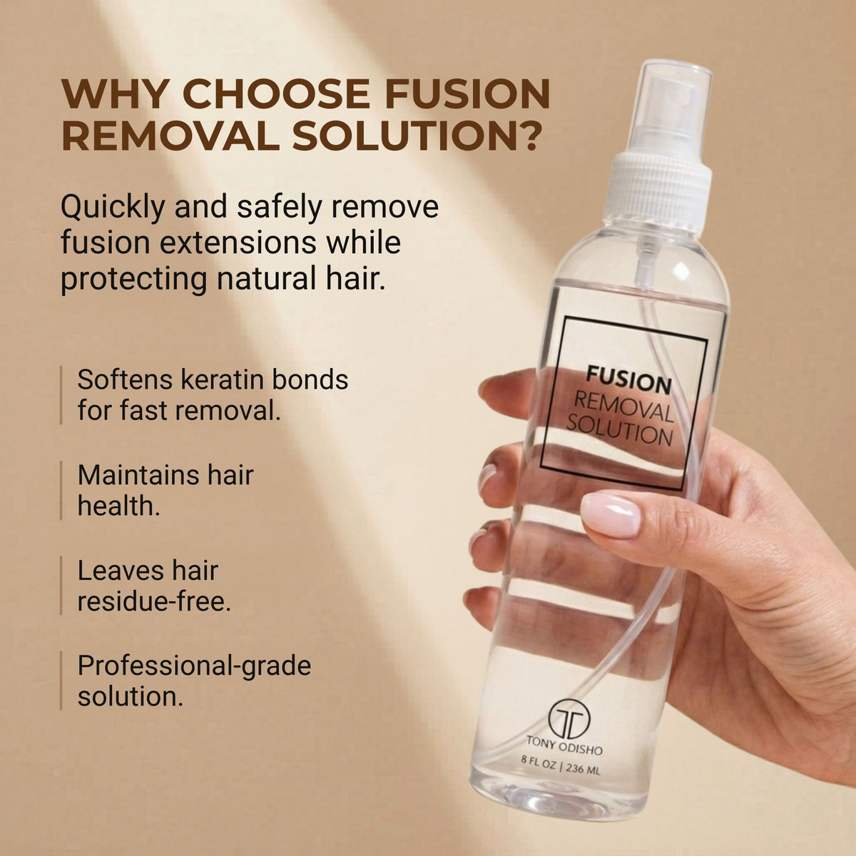Fusion Extensions Removal Solution 8oz Fusion Extension Tools Rejuvenol 