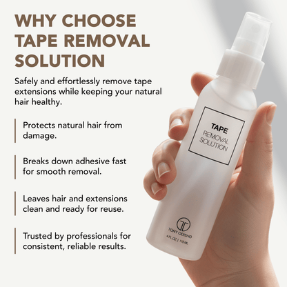 Tape Extensions Removal Solution 4oz Tape Extension Tools Liquid Technology 