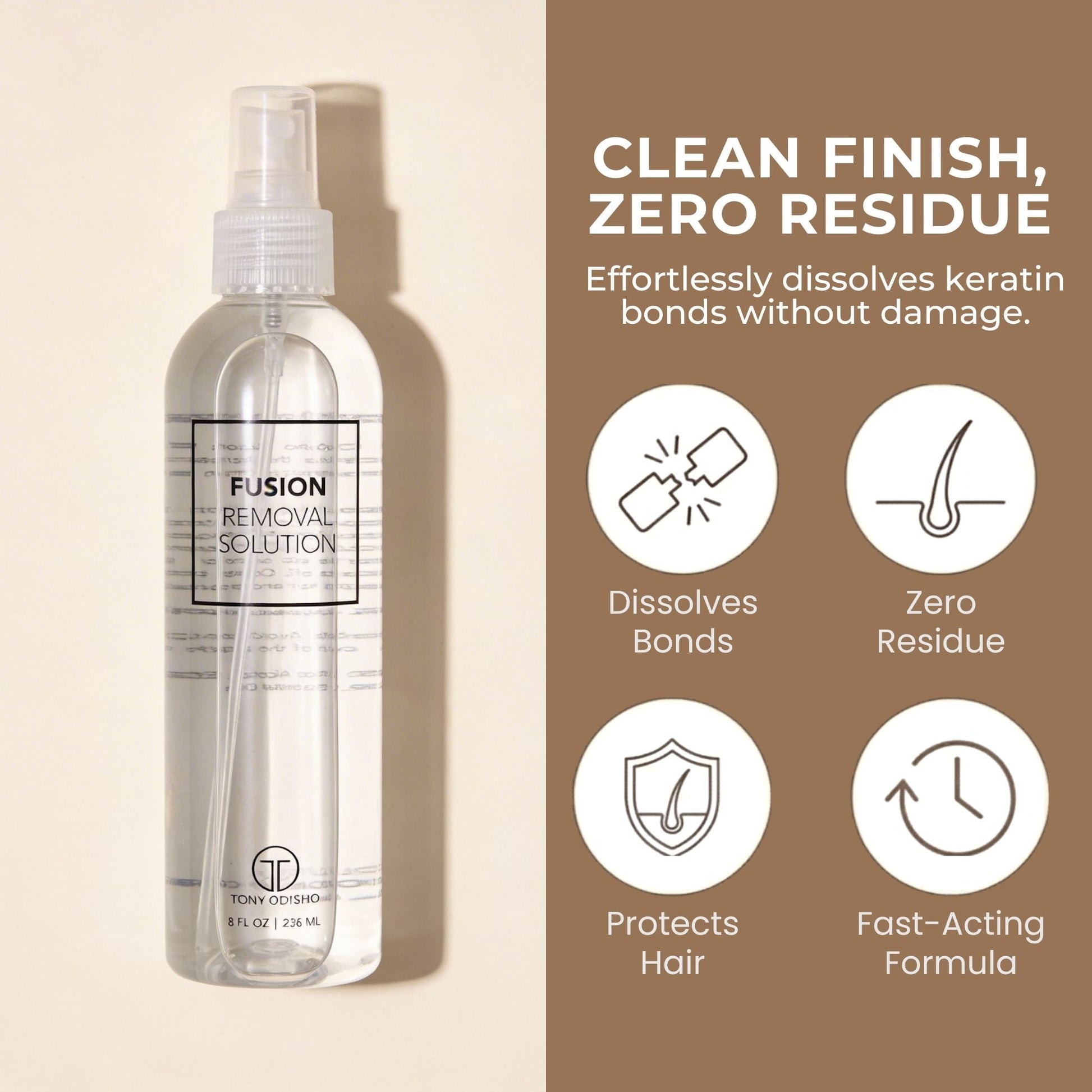 Fusion Extensions Removal Solution 8oz Fusion Extension Tools Rejuvenol 