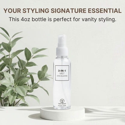 Ostia 3-IN-1 Mist | Detangle + Shield + Shine Styling Aids Rejuvenol 