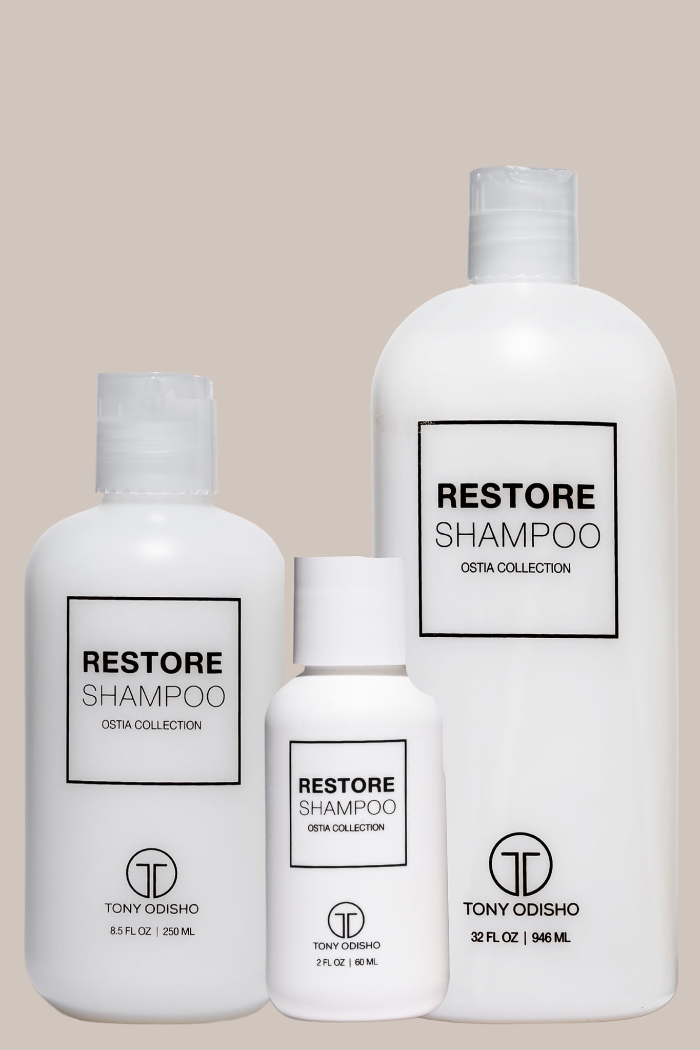Ostia Collection Restore Shampoo | Helps Rebuild and Revive your Hair from Color, Heat Styling and More Shampoo Liquid Technology 