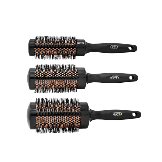 Round Copper Brush Trio Set Brushes Welton Beauty Products 