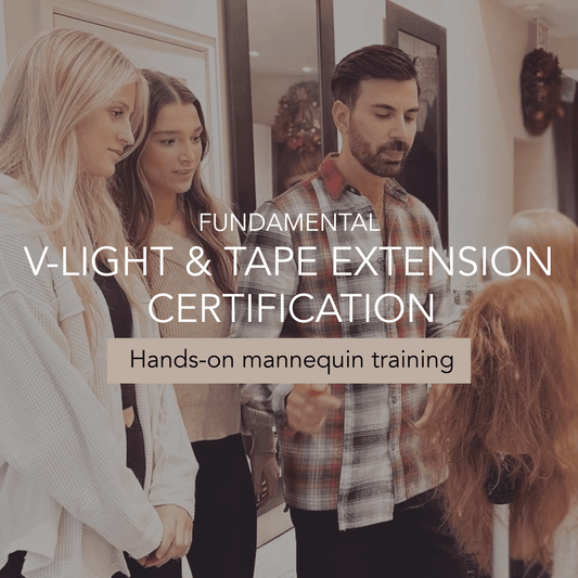 V-Light & Tape-In Dual Certification Course with Mannequin & Kit Education Tony Odisho Wholesale 