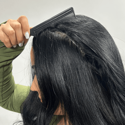 Velo #1B - Black - 40cm/16in/170g hair extensions DR Hair Products Co 