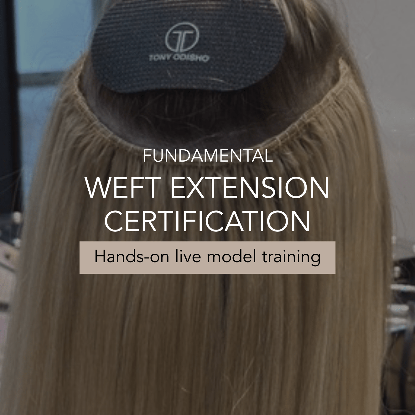 Weft Extension Certification Course with Live Model & Kit Education Tony Odisho Wholesale 