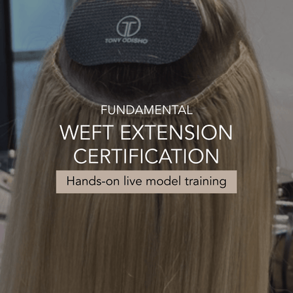 Weft Extension Certification Course with Live Model & Kit Education Tony Odisho Wholesale 