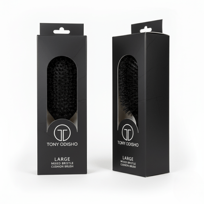 Large Black Paddle Brush Brushes Eshine-Star Beauty 