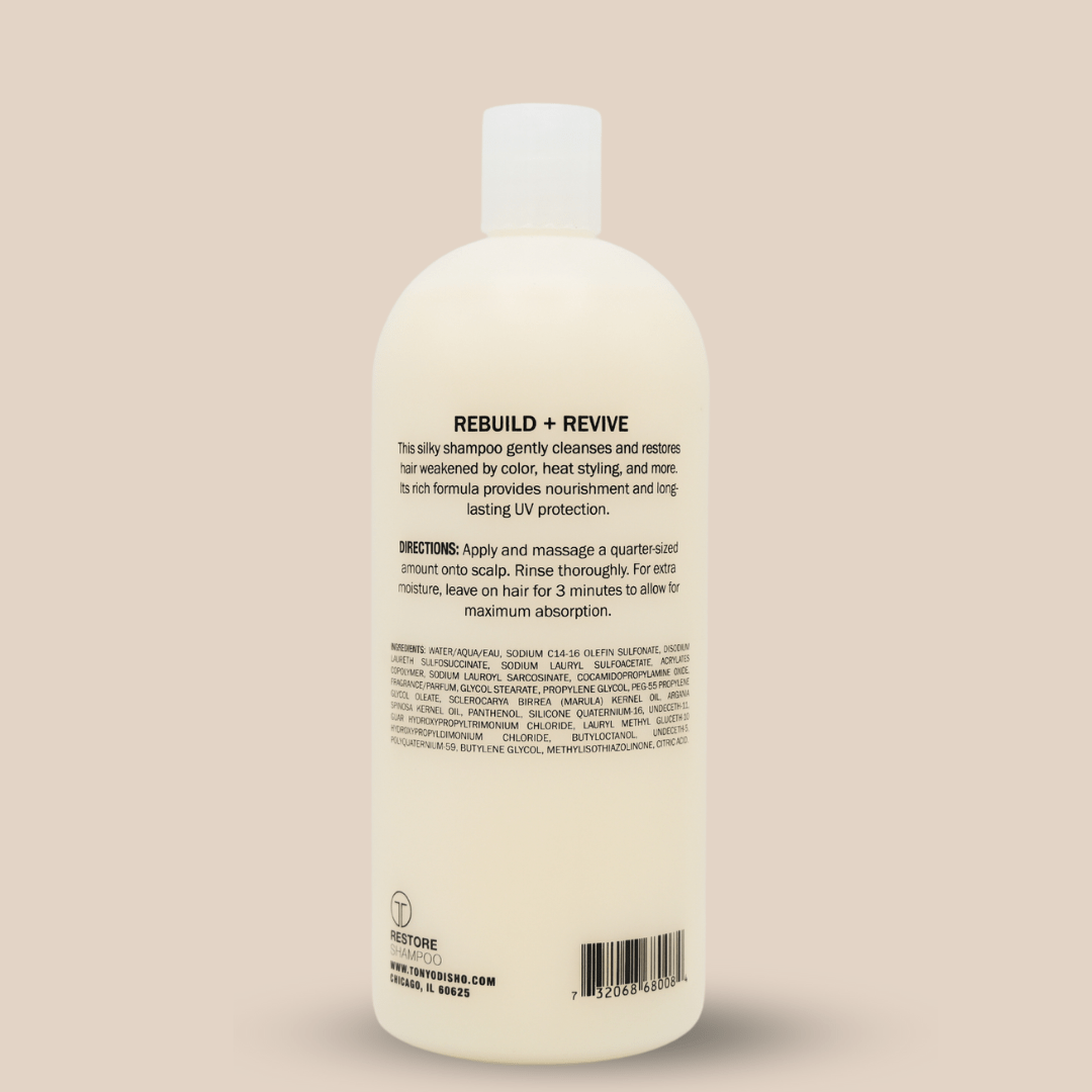 Ostia Collection Restore Shampoo 32oz Shampoo Liquid Technology Hair Care Products