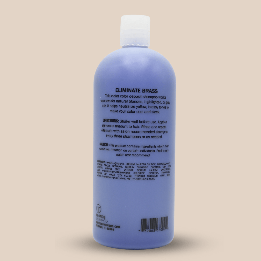 Ostia Collection Blonde Shampoo 32oz Shampoo Liquid Technology Hair Care Products