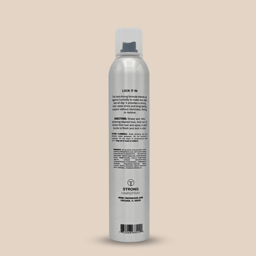 Ostia Collection Strong Hairspray | Great to make any hairstyle last all day | Fast-Drying Formula - Image 2