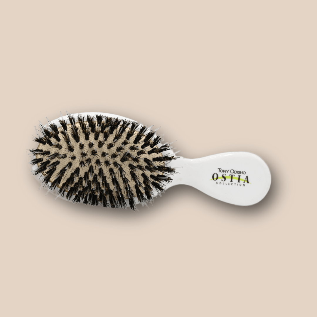 Small Mixed Bristle Paddle Brush | Adds Shine, Smoothes Hair | Ideal for all Hair Types - Image 1