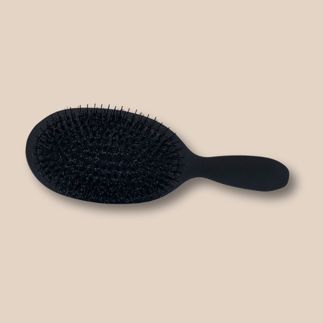 Large Black Paddle Brush for Styling all Hair Types and Textures - Image 1