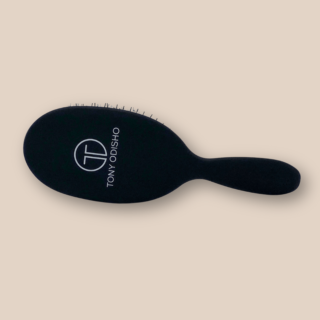 Large Black Paddle Brush for Styling all Hair Types and Textures - Image 2