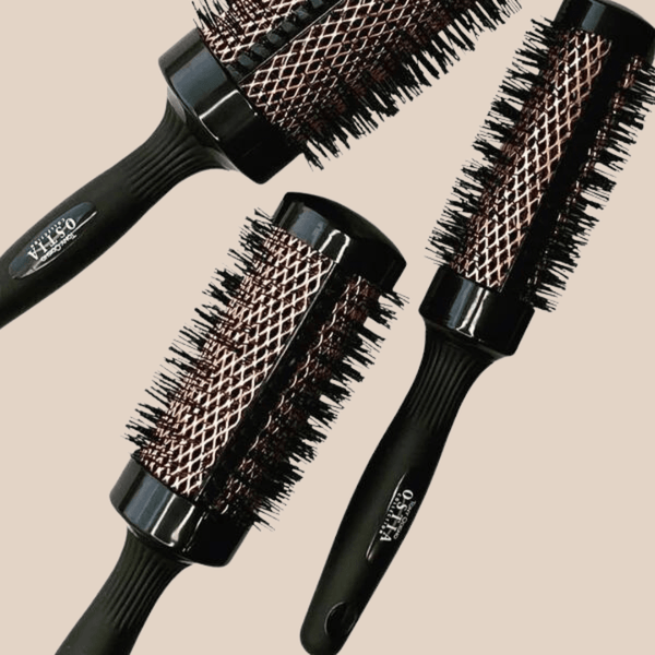 Round Copper Brush Trio Brushes Welton Beauty Products Hairstyling Products