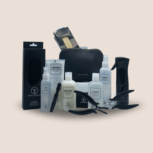 Fusion Kit Education Tony Odisho Hair Extension Tools and Products