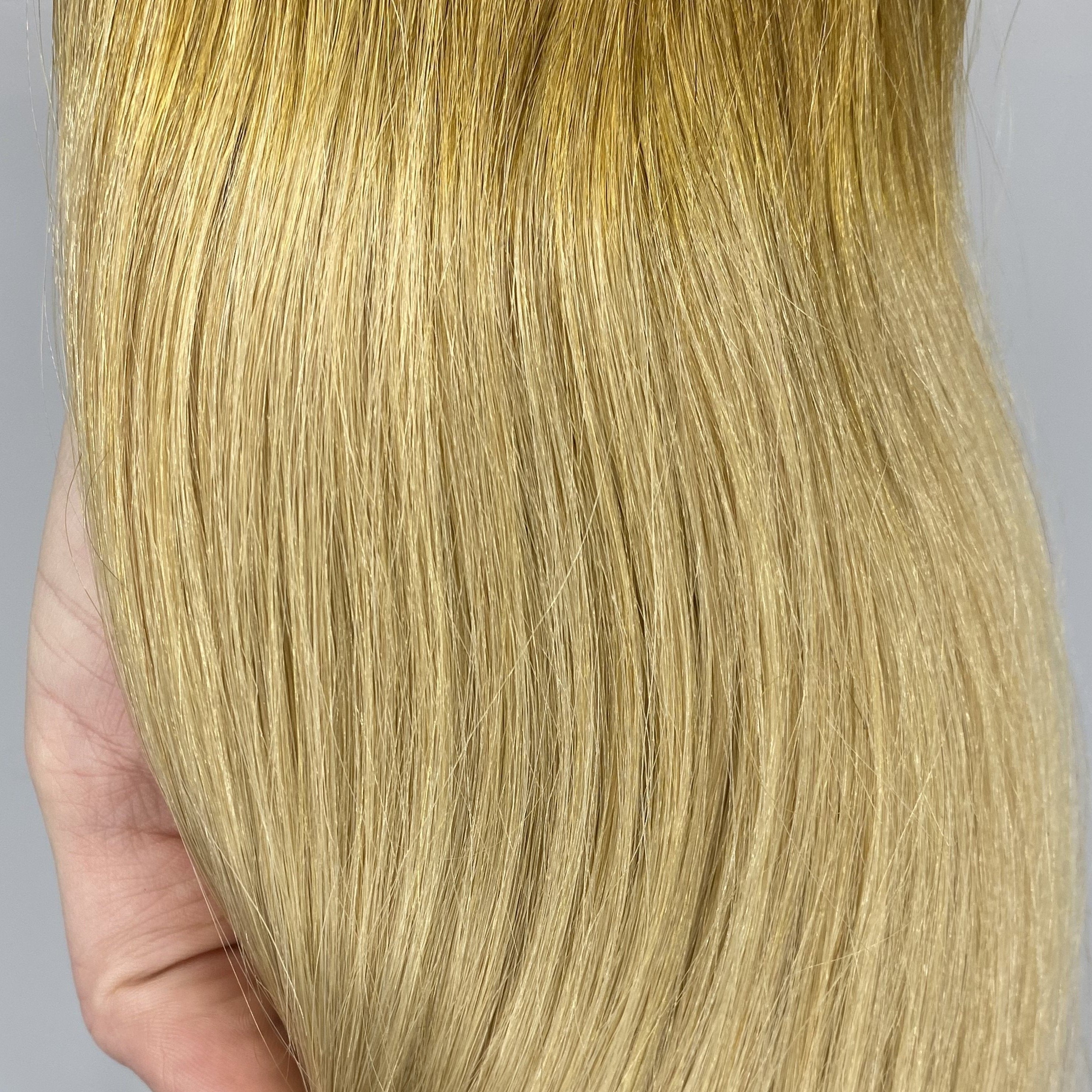 Velo Sale #6&16 - 20 inches - Copper Golden Blonde into Light Golden Blonde Ombre