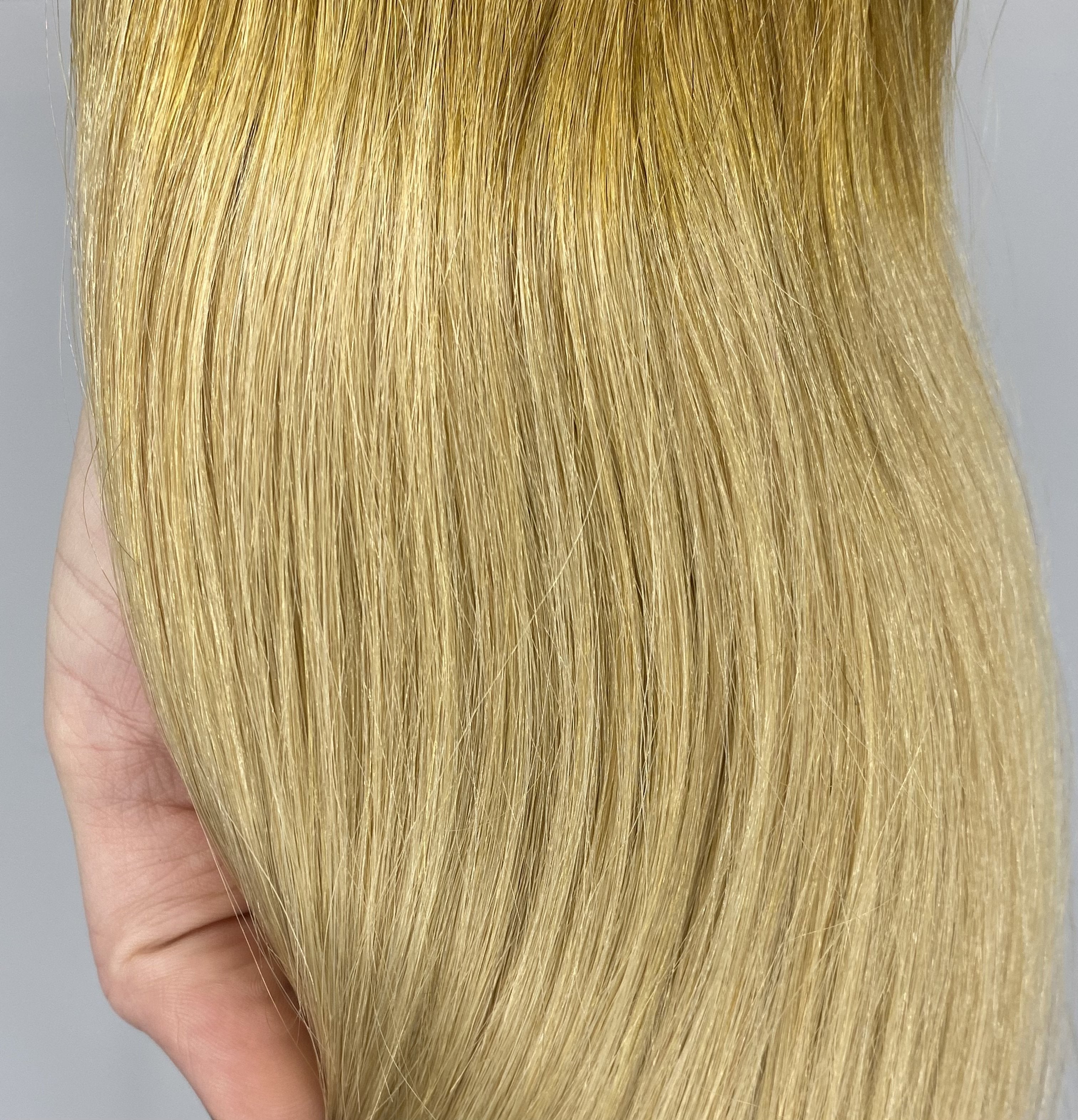 Velo Sale #6&16 - 20 inches - Copper Golden Blonde into Light Golden Blonde Ombre