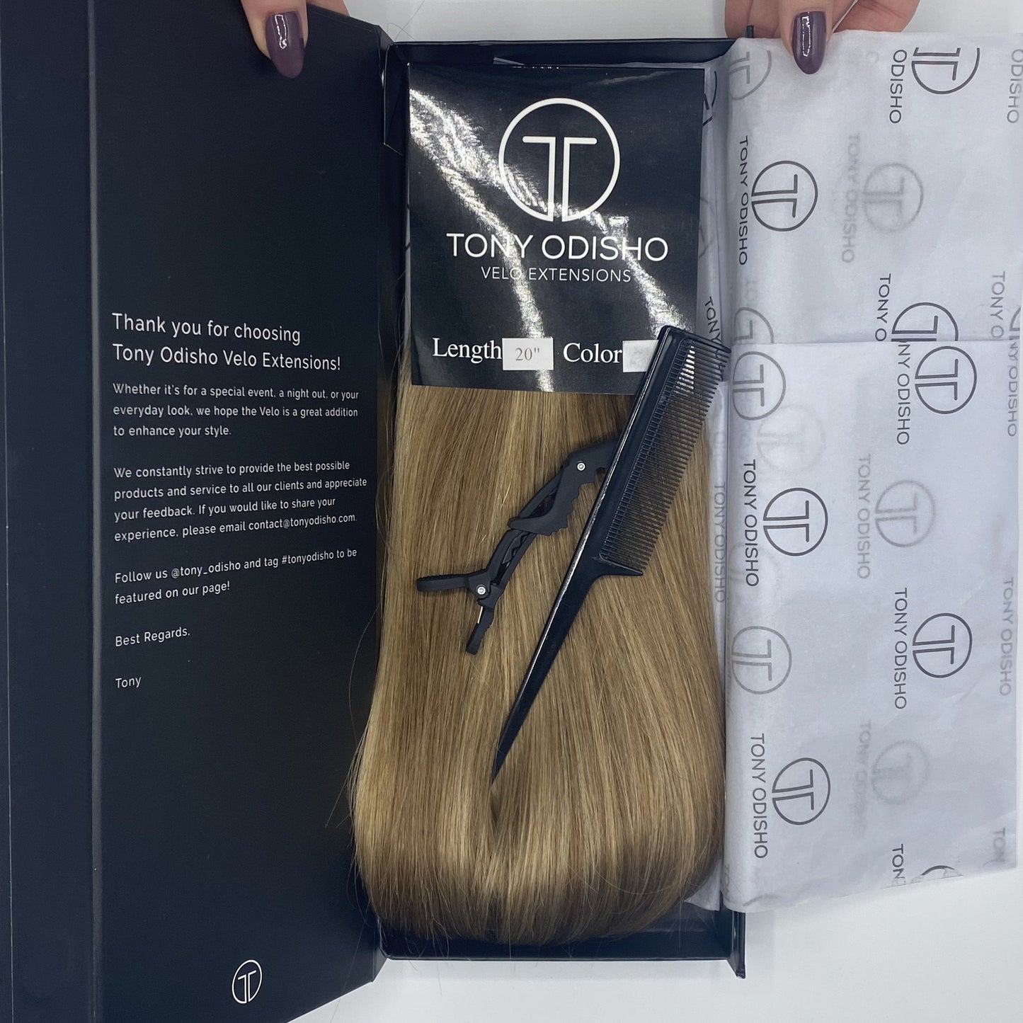 Velo #8/16 - 16 inches - Dark Blonde/Light Golden Blonde Velo DR Hair Products Co 