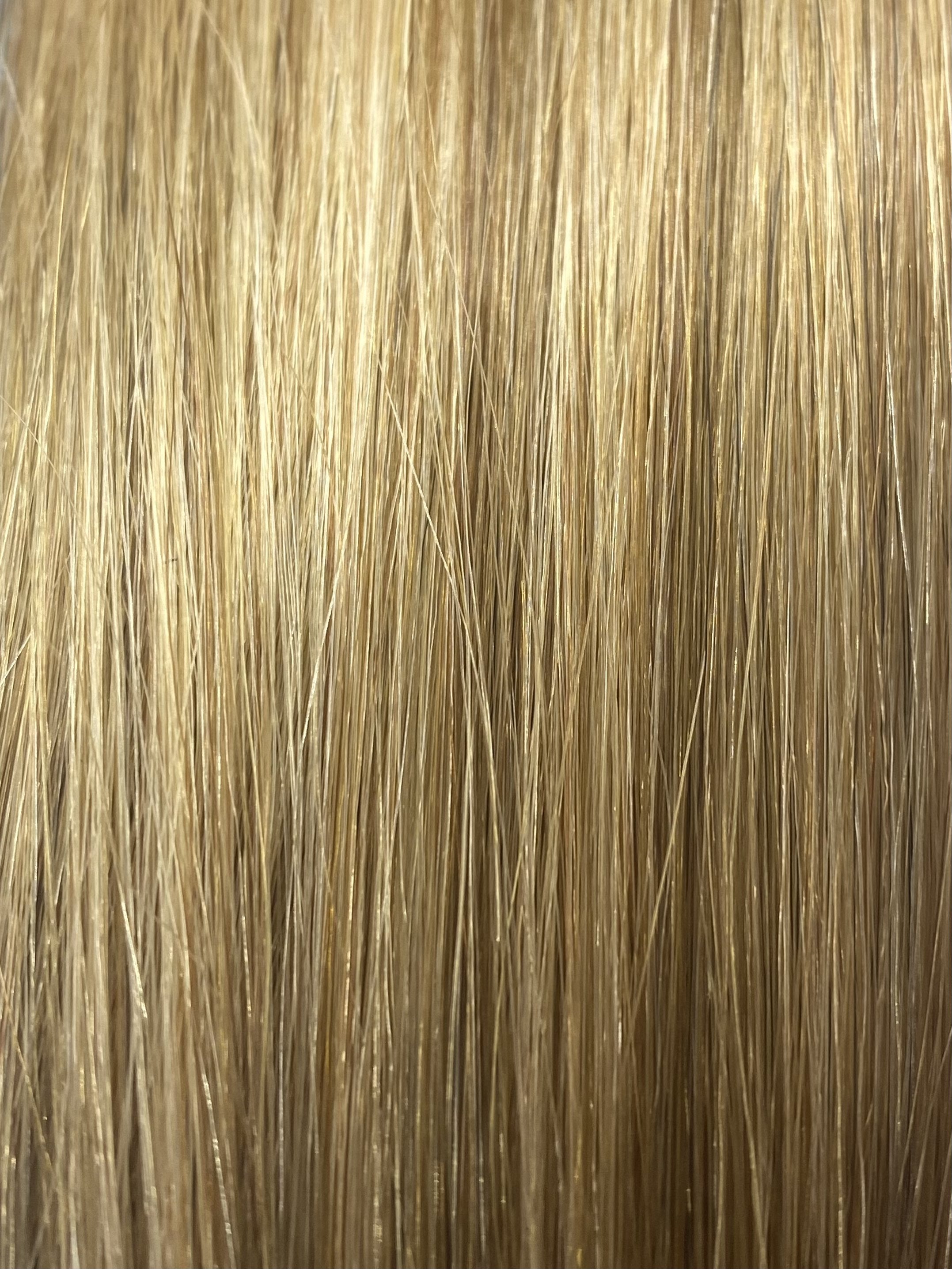 FUSION HIGHLIGHT #12/DB2 LIGHT/COPPER GOLDEN BLONDE 40CM/ 16 INCHES  - 17.5 GRAMS - Image 1