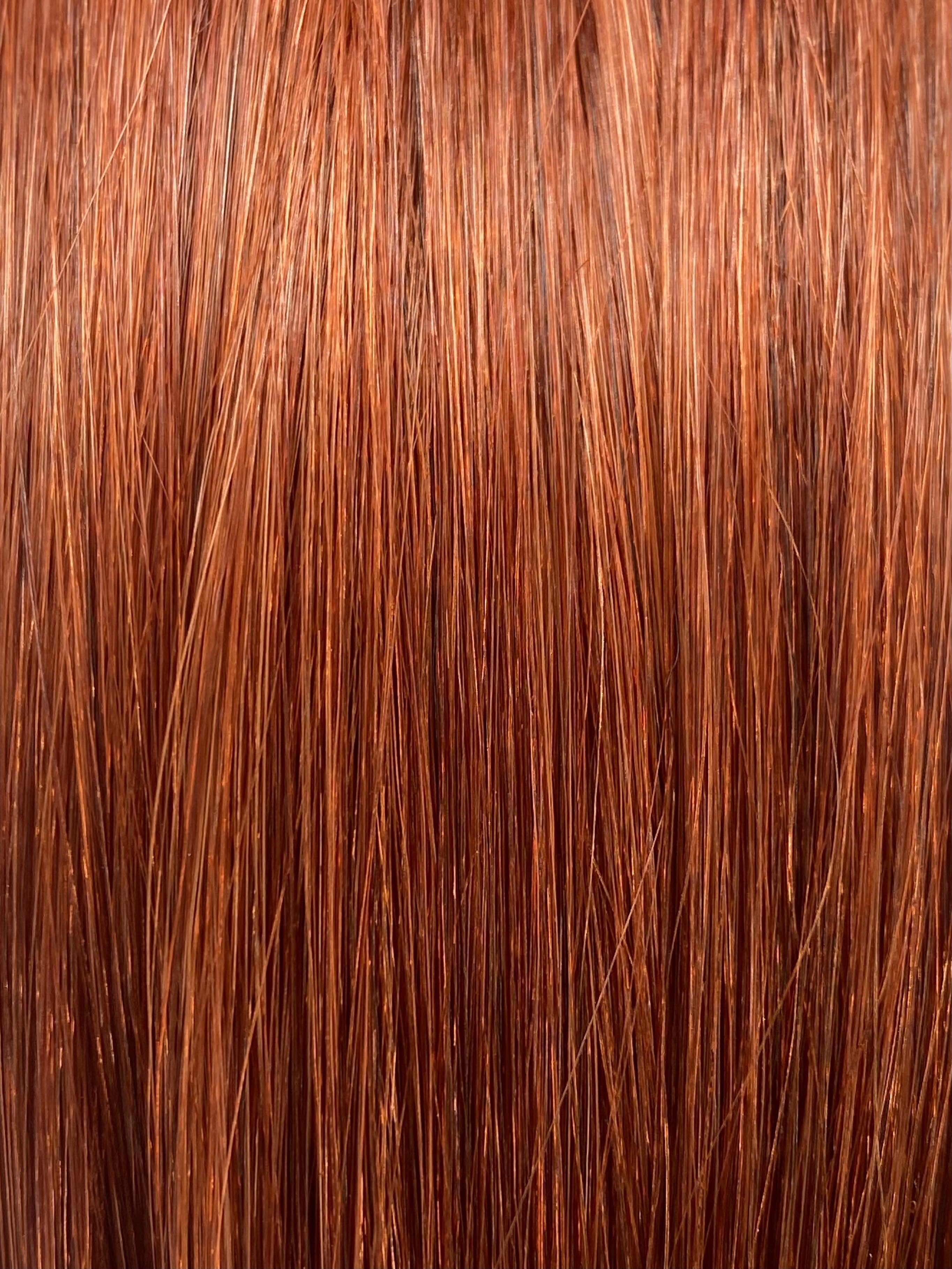 Double Weft #130 - 20 Inches - Copper Red Light Blonde - 60 Grams