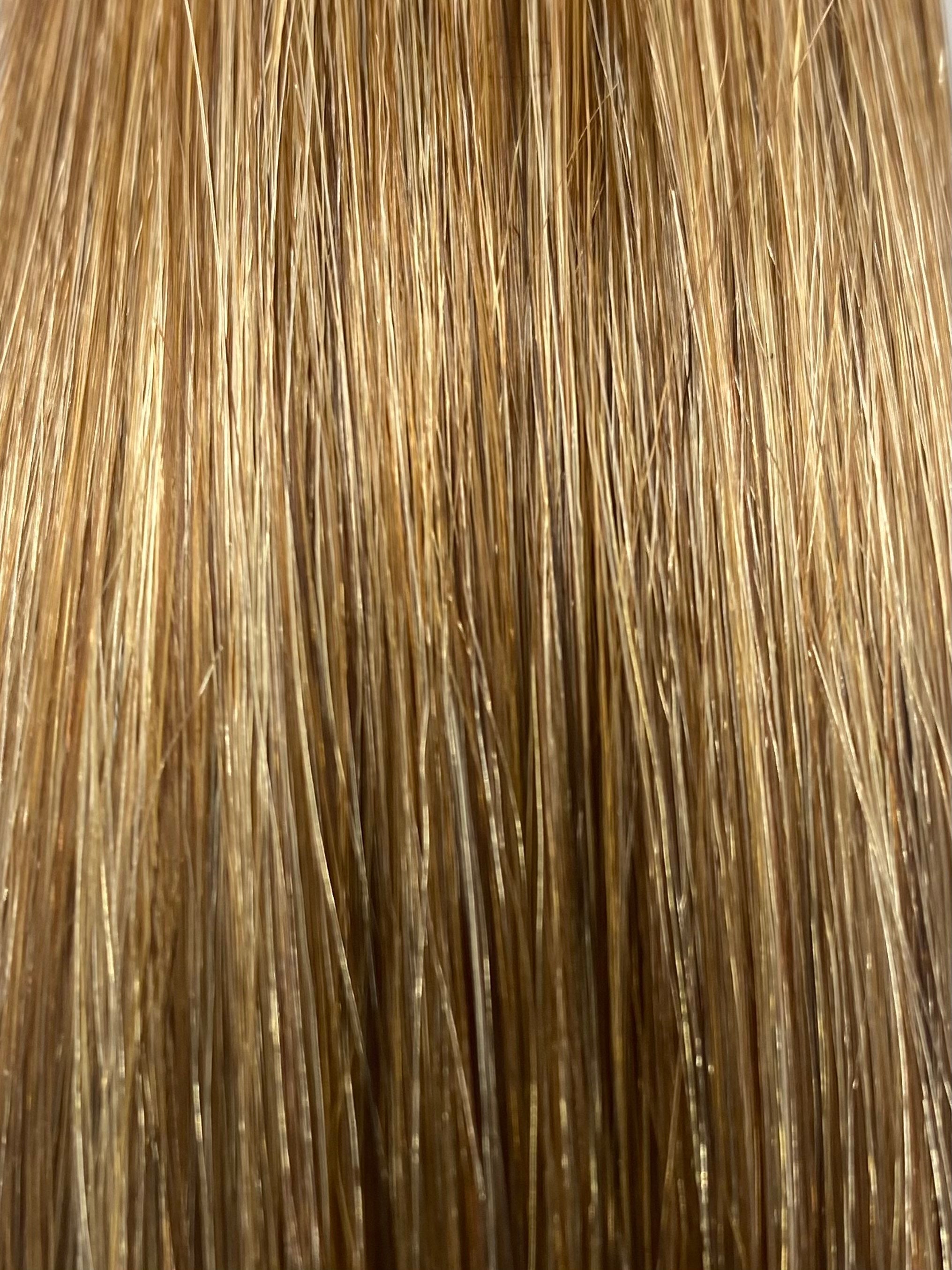 Double Weft Highlight #18/24 - 24 Inches - Dark Blonde / Ash Blonde - 70 Grams - Image 1